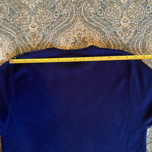 Vintage 60s/70s Novelty Skier Sweater, Size Medium - Picture 5 of 7